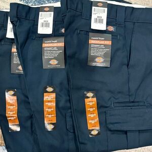 Dickies Men's Dark Blue Cargo Pants for all 3 pairs